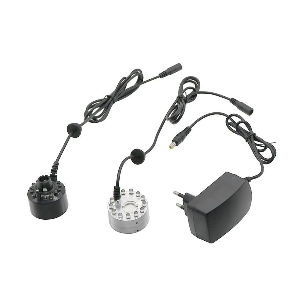 Terrarium Fogger Ultrasonic - 12 مصباح LED بتيار متردد 100-240